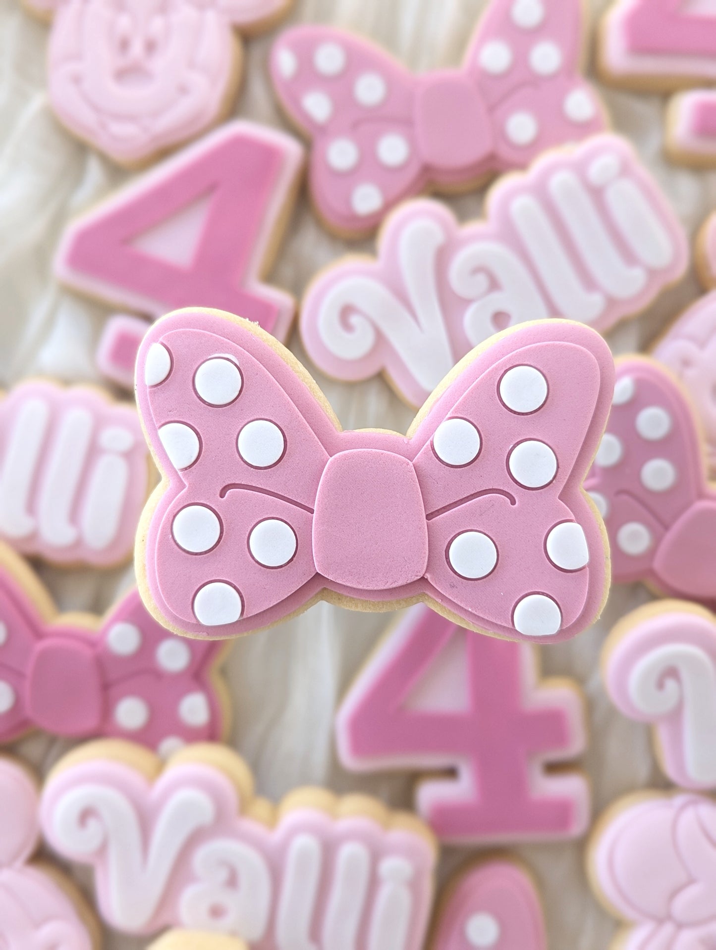Polka dot bow