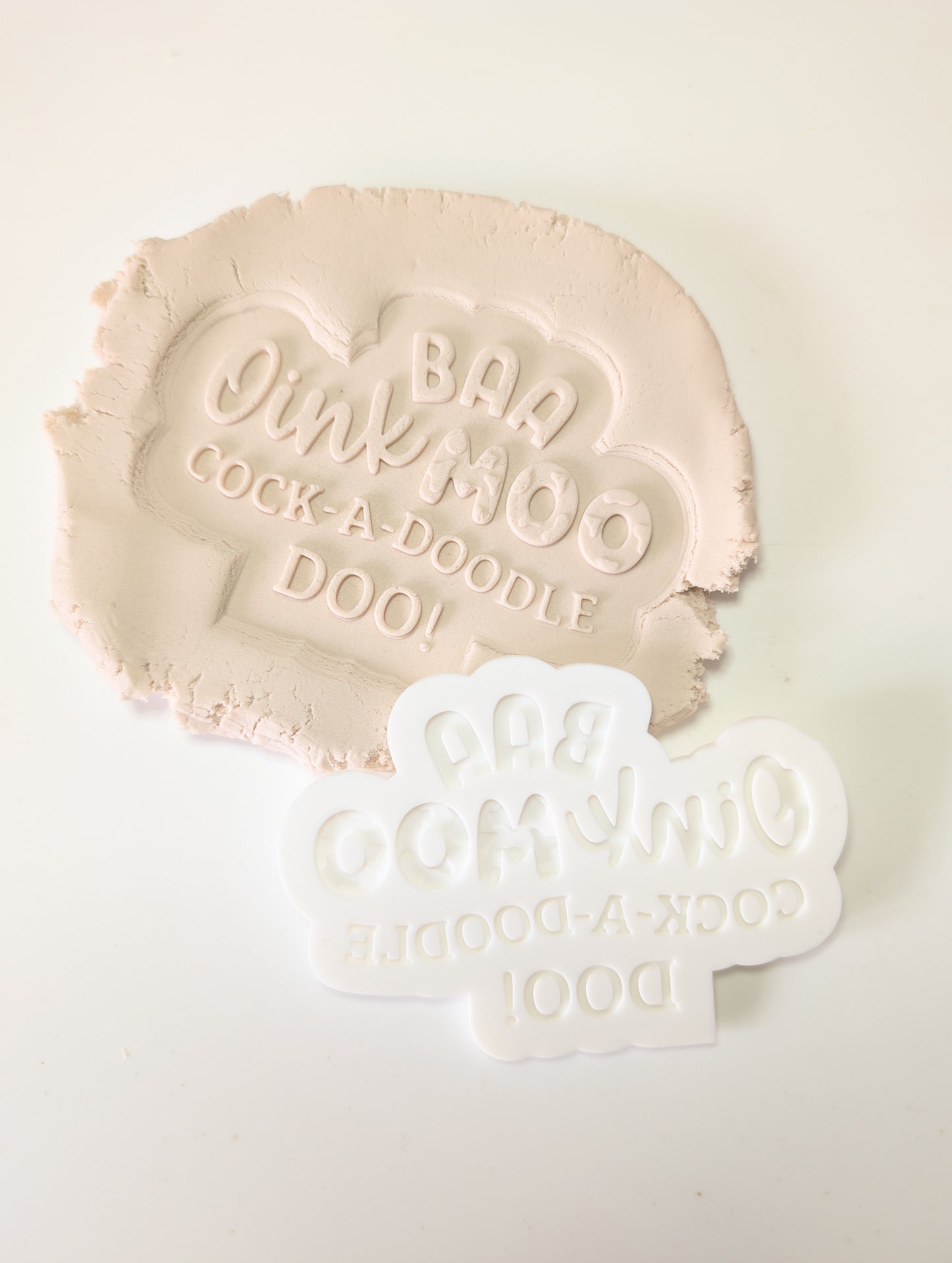 Baa, oink, moo - Farmyard Quote