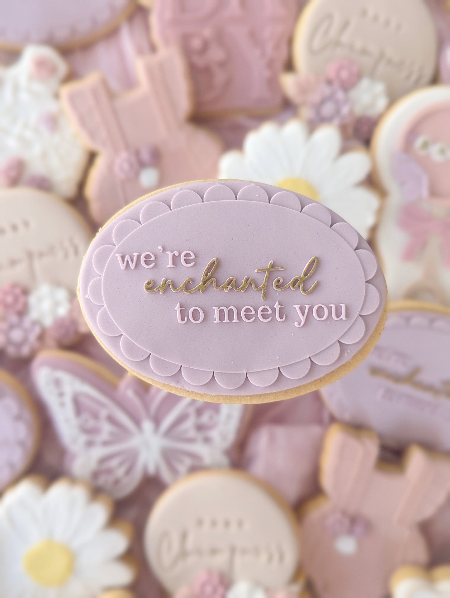 Enchanted to Meet You oval