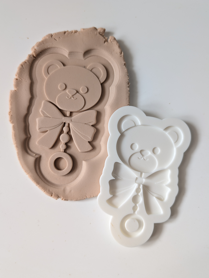 Teddy bear rattle