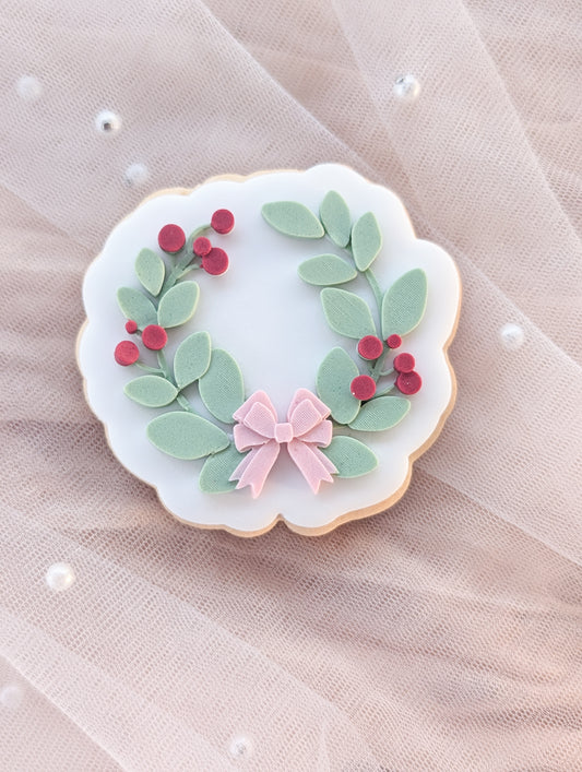 Christmas Wreath with Bow