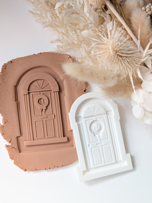 Door with Wreath