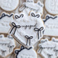 Vintage 'Engaged' cake